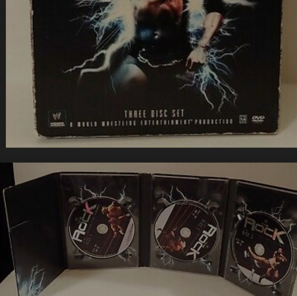 WWE: The Rock: The Most Electrifying Man in Sports Entertainment 3 Discs - Picture 2 of 2